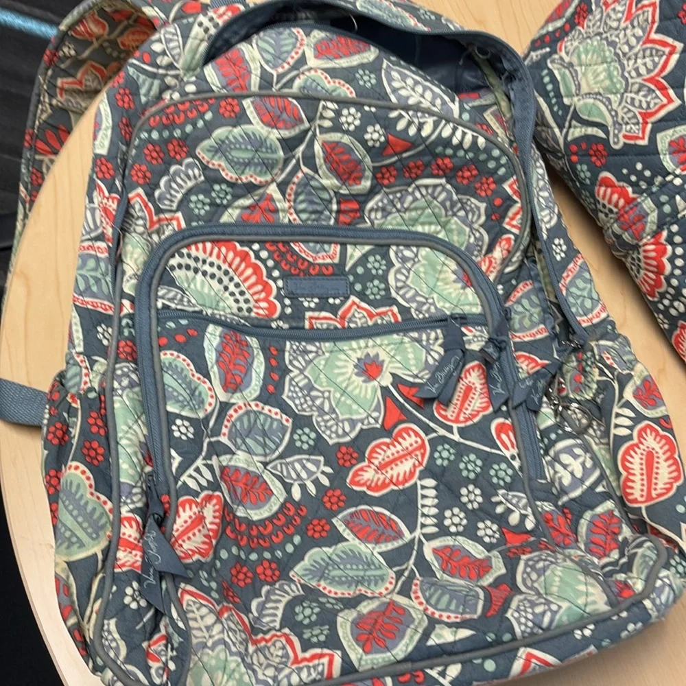 Vera Bradley duffel and backpack set - Picture 2 of 4